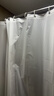卡贝（cobbe）浴室遮挡帘PEVA防霉加厚隔断浴帘卫生间防水帘防水布180*200cm 实拍图