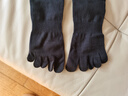 浪莎纯棉五指袜男全棉吸汗中筒男袜运动分趾男士透气吸汗五趾袜4双装 实拍图