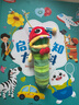 小彼恩毛毛虫点读笔 双语幼儿启蒙早教点读笔毛毛虫学习机生日礼物儿童 【童谣启蒙】认知大百科+彩虹兔1 实拍图