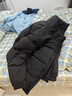 京东京造羽绒服男女情侣同款真鸭绒冬季外套面包服轻松羽绒 黑色 L 实拍图