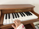 NEW CLASSIC TOYS儿童钢琴玩具木质电子琴男女孩音乐早教一岁婴儿宝宝生日周岁礼物 25键胡桃木色【木质电子钢琴】 荷兰品牌 小钢琴益智玩具1-3-6岁 春节新年礼物 实拍图