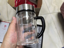 希诺双层玻璃杯男家用商务办公水杯带手柄泡茶杯子XN-9320 290mL 实拍图