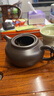 琦轩源紫砂茶壶家用大容量发财壶黑泥祥龙泡茶壶功夫茶具单壶 实拍图