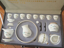 金镶玉功夫茶具套装羊脂玉瓷泡茶壶办公送人礼品盒高端 江上观景 实拍图