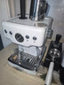 柏翠(petrus)【政府补贴】咖啡机意式浓缩家用小型半自动蒸汽打奶泡PE3833海盐小方 圣诞礼物 实拍图