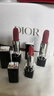迪奥DIOR烈艳蓝金口红双支礼盒丝绒(999+720)唇膏套装 新年礼物女生 实拍图