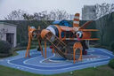 守候童年户外大型游乐场设备不锈钢木质滑梯小区幼儿园无动力爬网设施定制 咨询定制 实拍图