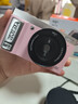 aigo爱国者D9/E9美拍版 翻转屏自拍学生数码照相机女生入门校园高清旅游平替ccd  粉色64GB带广角镜 实拍图