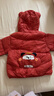 巴拉巴拉童装儿童羽绒服宝宝冬季婴儿轻薄外套男童女童上衣反季萌 红色小熊 90 （充绒量37g） 实拍图