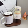 范爷家轻奢实木纸杯架水杯咖啡杯茶杯双杯收纳架一次性杯子取杯器置物架 实拍图