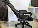 锦汐 电脑椅家用办公椅子靠背人体工学椅学习转椅老板座椅游戏电竞椅 【二代升级款】黑框黑网+乳胶 实拍图