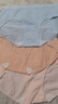京东京造【A类新疆棉】女士内裤10A抑菌蚕丝裆纯棉三角内裤女中腰大码L 实拍图
