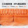 崇鲜挪威冰鲜三文鱼刺身（大西洋鲑） 中段 海鲜开袋即食健康轻食 切片） 挪威三文鱼净肉 400g 实拍图