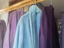 蜡象衣服染色剂旧衣翻新免煮棉麻牛仔染料黑色染衣服改色不褪色套装 深紫 实拍图