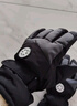 目丸保暖手套男女户外冬天骑行防寒风加绒厚触屏女防水冬季棉滑雪手套 4#雪花圆标黑色（拼色男款） 实拍图