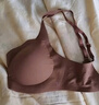ubras无尺码浪花领文胸收副乳内衣女无痕小胸聚拢文胸无钢圈胸罩 胡桃木(美拉德色)-背勾 均码 (100-130斤) 实拍图