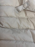 鸭鸭（YAYA）佟丽娅同款轻薄羽绒服女新款冬季短款圆领内胆修身时尚薄外套男 米白色【女款无领】 XL 【建议115-125斤】 实拍图