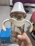 奶爸爸（Nicepapa）PPSU翻盖奶瓶宽口径自然实感防胀气7-10个月仿母乳奶嘴M码240ML 实拍图