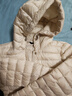 金羽杰90鸭绒轻薄羽绒服女士短款春秋季连帽简约休闲轻暖外套Y21803272Y 实拍图
