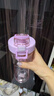 膳魔师（THERMOS）摇摇杯大容量水杯学生奶昔杯健身Tritan塑料杯子带刻度TP4086 芋泥粉紫【搅拌格升级】 710ml 实拍图