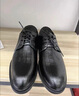 卡帝乐鳄鱼（CARTELO）软牛皮男士皮鞋商务正装鞋男内增高男鞋加绒皮鞋男9585 黑色 42 实拍图