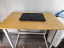 舒客艺家 电脑桌台式小户型小桌子家用学习桌写字办公书桌电竞长条桌子 木纹白架单桌80*50*74 加固电脑桌 实拍图
