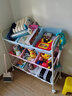 SOFS玩具收纳架宝宝分类整理玩具架收纳柜储物箱收纳筐架多层置物架子 3x3彩色 实拍图