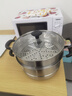 爱仕达（ASD）蒸锅双层不锈钢蒸锅 家用炖蒸煮一体汤锅 28CM大容量蒸笼QVL1528 实拍图