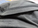 SIMWOOD/简木男装【标准宽松】240g sorona 插肩袖圆领长袖T恤男SN120061 碳灰配黑 S建议100-115斤 实拍图