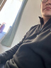探拓（TECTOP）抓绒衣 户外加厚保暖男抓绒衣纯色立领半开衫柔软舒适抓绒衣 MZRY033 男款黑色 2XL 实拍图