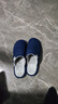 回力日系柔软情侣棉拖秋冬家居室内保暖棉鞋男款HL0006蓝色44-45码 实拍图