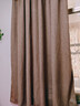 伊帘坊窗帘成品加密加厚仿亚麻棉麻纯色卧室客厅定制遮光窗帘布窗纱拼接窗帘 咖啡色 2.0米宽*2.7米高挂钩式可改高度 实拍图
