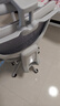 南皇人体工学椅电竞椅久坐打游戏升降扶手人体工程力学办公座椅电脑椅 全背升降灰-尼龙灰脚-搁脚-6D腰托-4级气杆-165° 155-180度(含) 可旋转可升降扶手 -赠衣架 实拍图