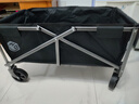 京东京造 户外露营车 折叠收纳营地车小推车拖车 野餐摆摊出行装备 石墨黑 实拍图