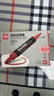得力（deli）大双头粗头物流快递记号笔1.5mm/5.7mm 办公签字学生文具教学会议笔马克笔 10支/盒 红色 S555 实拍图