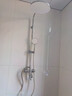 箭牌（ARROW）淋浴花洒套装精铜易洁硅胶万向下出水手持顶喷三功能淋浴花洒套装 【升级款】银色-巨幕顶喷AE33902CP 实拍图