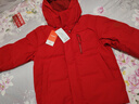 鸭鸭王一博同款1号系列红色羽绒服男女短款2025冬季最新款防寒厚外套Y 中国红色 XL /180(推荐140-155斤) 实拍图