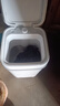 YANGZI扬子迷你洗衣机全自动小型内衣内裤懒人洗衣机洗脱一体学生宿舍儿童婴儿洗袜子机带脱水租房半自动 白7.5KG【六代升级电机+不锈钢甩桶+蓝光】 实拍图