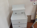 奥林欧风 床头柜 卧室储物柜小户型收纳柜床边柜子带书架带抽屉简易小柜子 实拍图