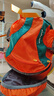 小吉丁儿童背包户外出游男女孩旅游双肩包轻便登山包小学生秋游补习书包 15L 桔色（适合120-140cm） 实拍图