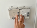 公牛（BULL）开关插座G57蝶翼超薄一开单控五孔带开关插座G57E333A暮雪白暗装 实拍图