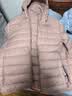 雪中飞轻薄短款羽绒服女2026新款连帽户外休闲百搭时尚显瘦保暖秋冬外套 橡皮粉 2XL （128-138斤） 实拍图