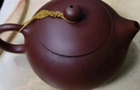 京东京造 宜兴紫砂壶手工茶壶【原矿清水泥】煮泡茶具 君德如意280ml礼盒 实拍图