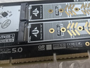佳翼（JEYI）PCIe转M.2转接卡 PCIe5.0 x8满速256Gbps 向下兼容4.0/3.0/2.0 m.2扩展卡 SSD固态硬盘扩展卡 实拍图