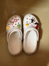 卡骆驰（crocs）经典云朵Clog女沙滩洞洞鞋凉拖鞋206750 206750-100  36  实拍图