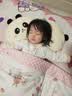 钰幸儿童枕头1-3-6岁婴幼儿枕头6个月以上新生儿一岁宝宝硅胶护颈枕头 萌趣小熊 1-3岁【枕高3cm】A类抗菌母婴级 宝宝枕头1-3岁护脊透气可水洗硅胶枕头 实拍图