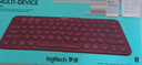 罗技（Logitech）时尚系列 K380 无线键盘 蓝牙办公键盘 女友 便携超薄键盘 笔记本键盘 红色 实拍图