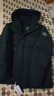 京东京造羽绒服男鸭绒加厚防寒工装面包服短款冬季外套衣服 黑色 XL 实拍图