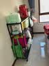 全品屋厨房落地置物架多层架子收纳架用具家用多功能储物层架微波货炉架 【4层碳钢加厚】长100宽40高120 实拍图