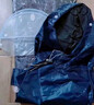 雨航（YUHANG）电动车雨衣雨披单人男女成人电瓶车加大加厚防暴雨雨披 藏青色 实拍图